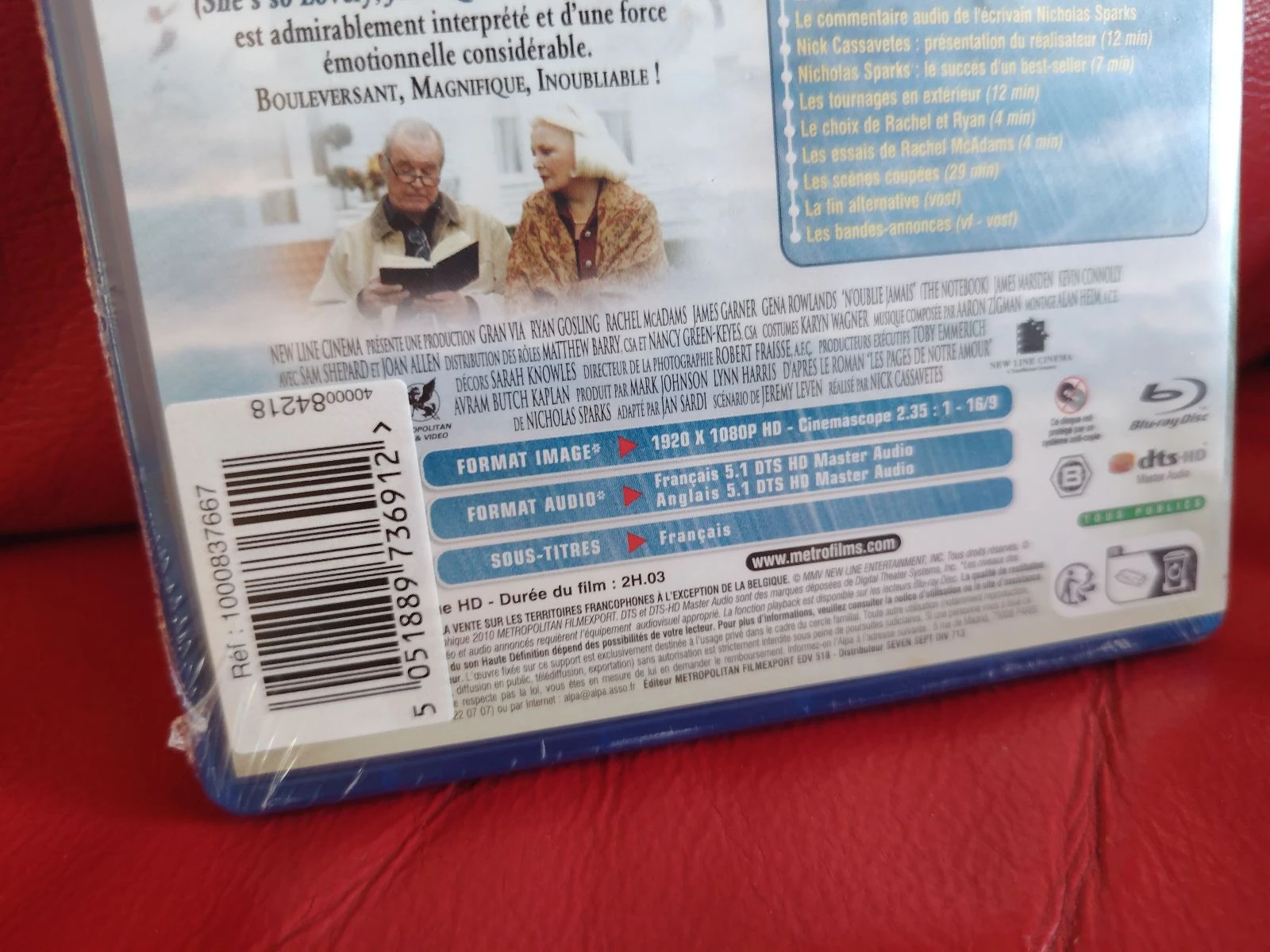 N'oublie jamais The notebook blu ray rare – photo 3